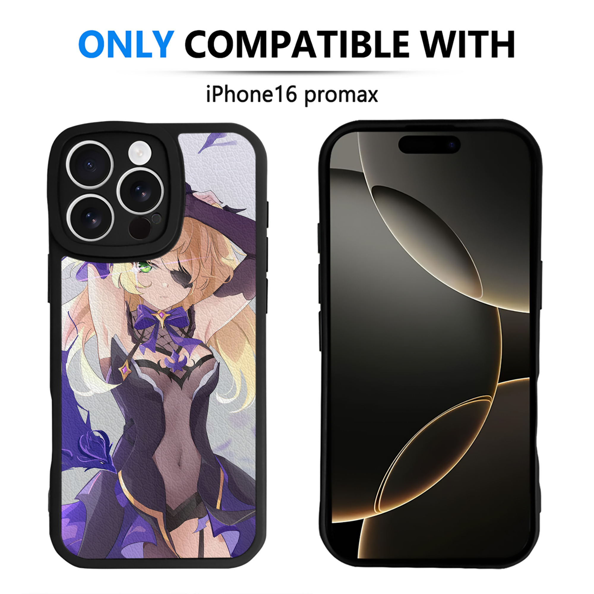 げんし神 genshin 【iPhone 16シリーズ対応】シリコンスマホケース（レザー調） 材質：シリコン